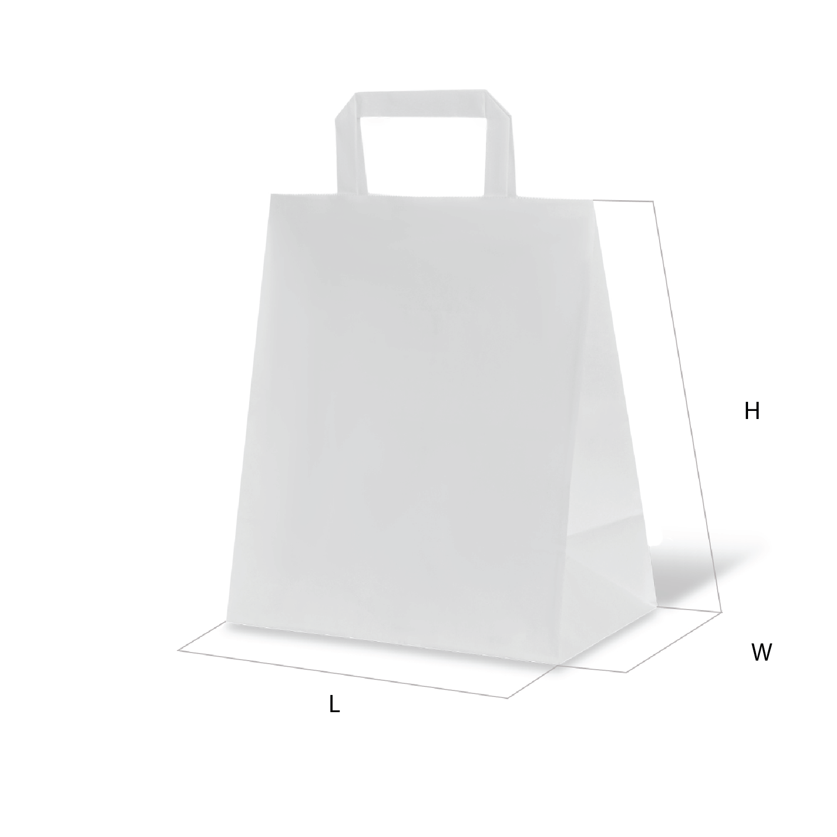 Пакеты с плоскими ручками