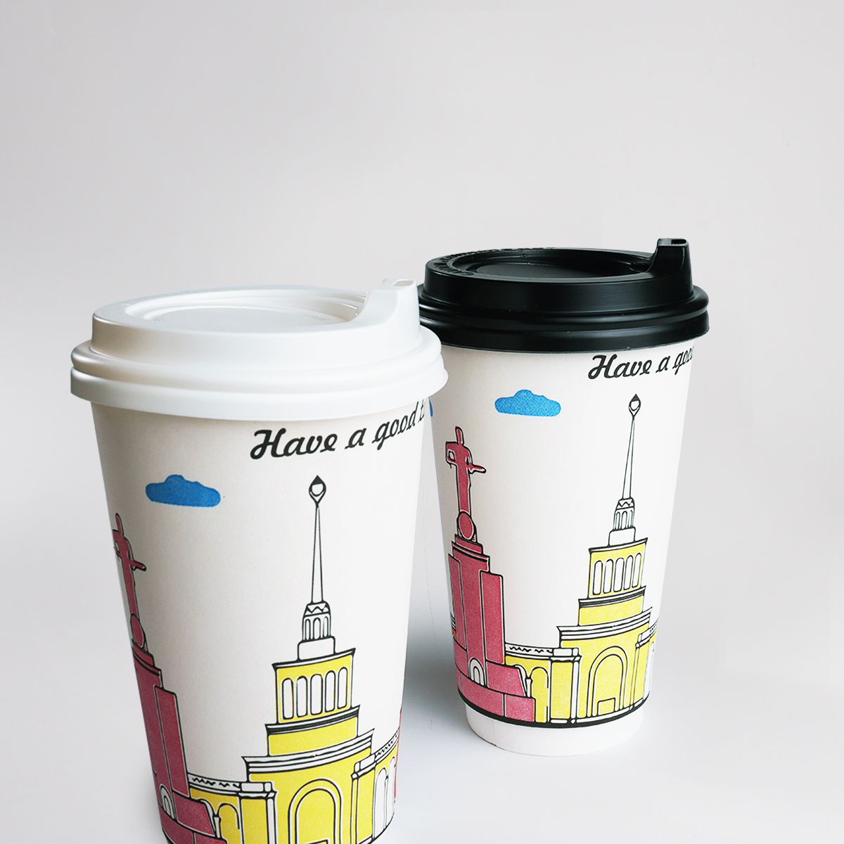 Paper cup / Two-layer (260 pieces)