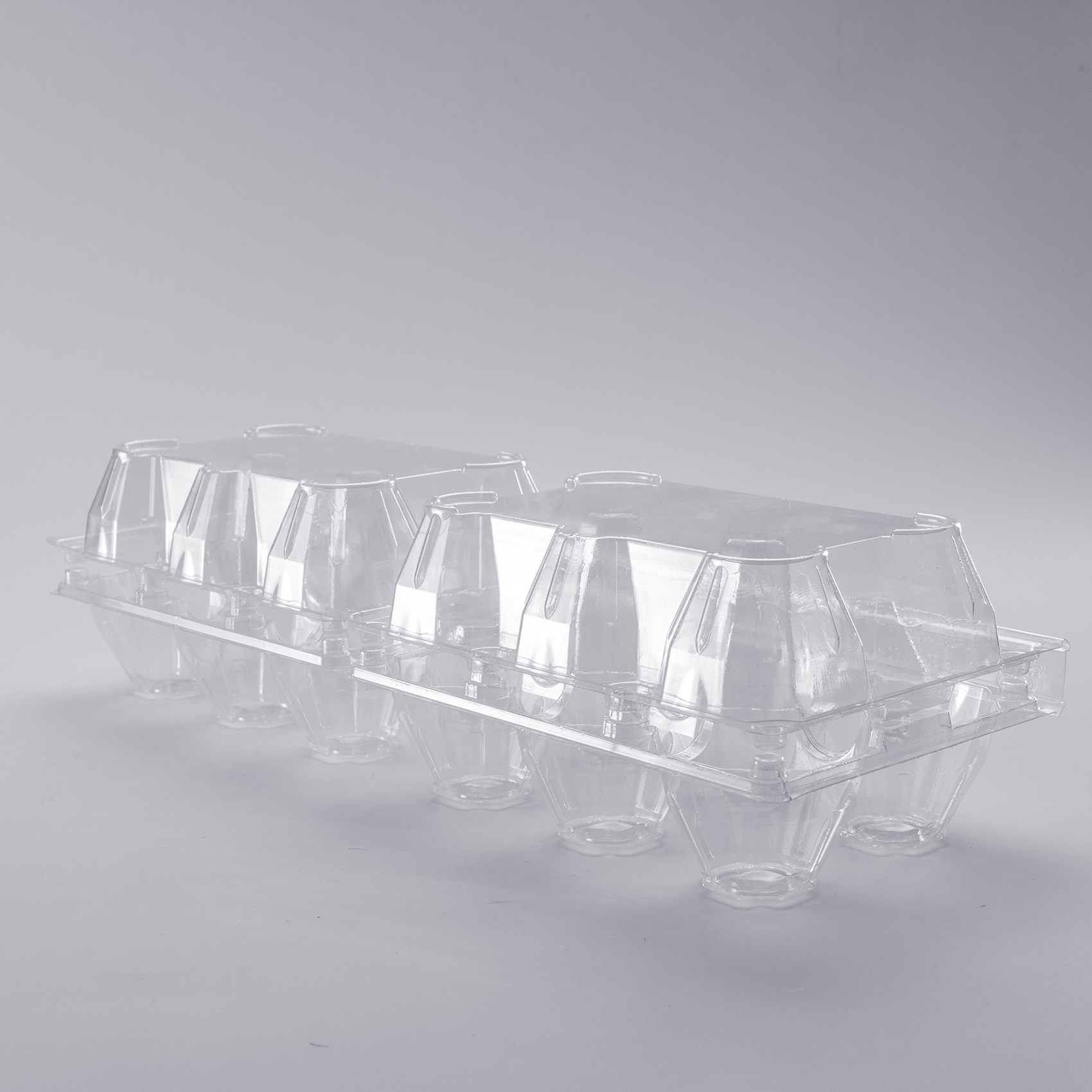 Двустворчатый контейнер для яиц (100 штук)